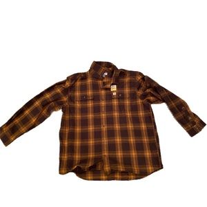 Men’s Carhartt Pre washed Flannel Regular fit 2XL.